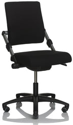 Schwarzer ergonomischer HAG Bürostuhl