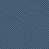 Blauer Stoffbezug ergonomischer Stuhl