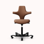 Ergonomischer HAG Bürostuhl braun