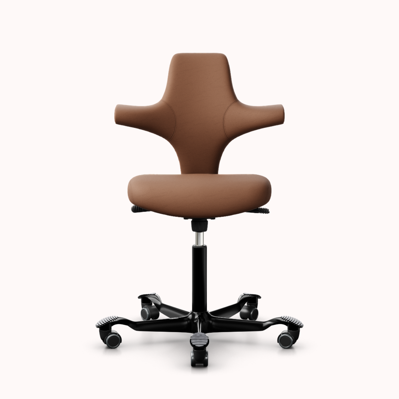 Ergonomischer HAG Bürostuhl braun
