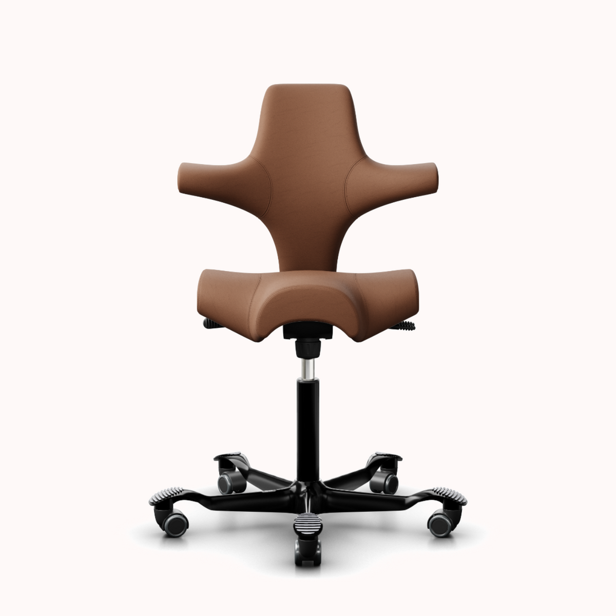 Ergonomischer HAG Bürostuhl braun
