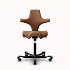 Ergonomischer HAG Bürostuhl braun