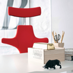 Roter ergonomischer HAG Stuhl Büro