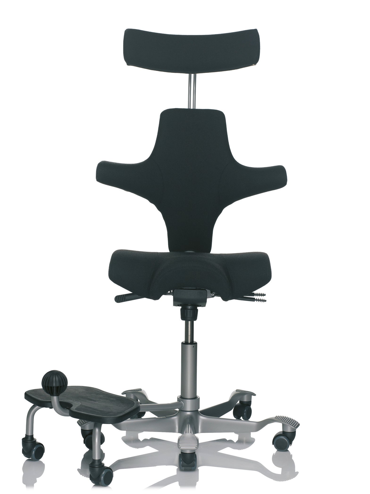 Ergonomischer HAG Bürostuhl mit Fußstütze
