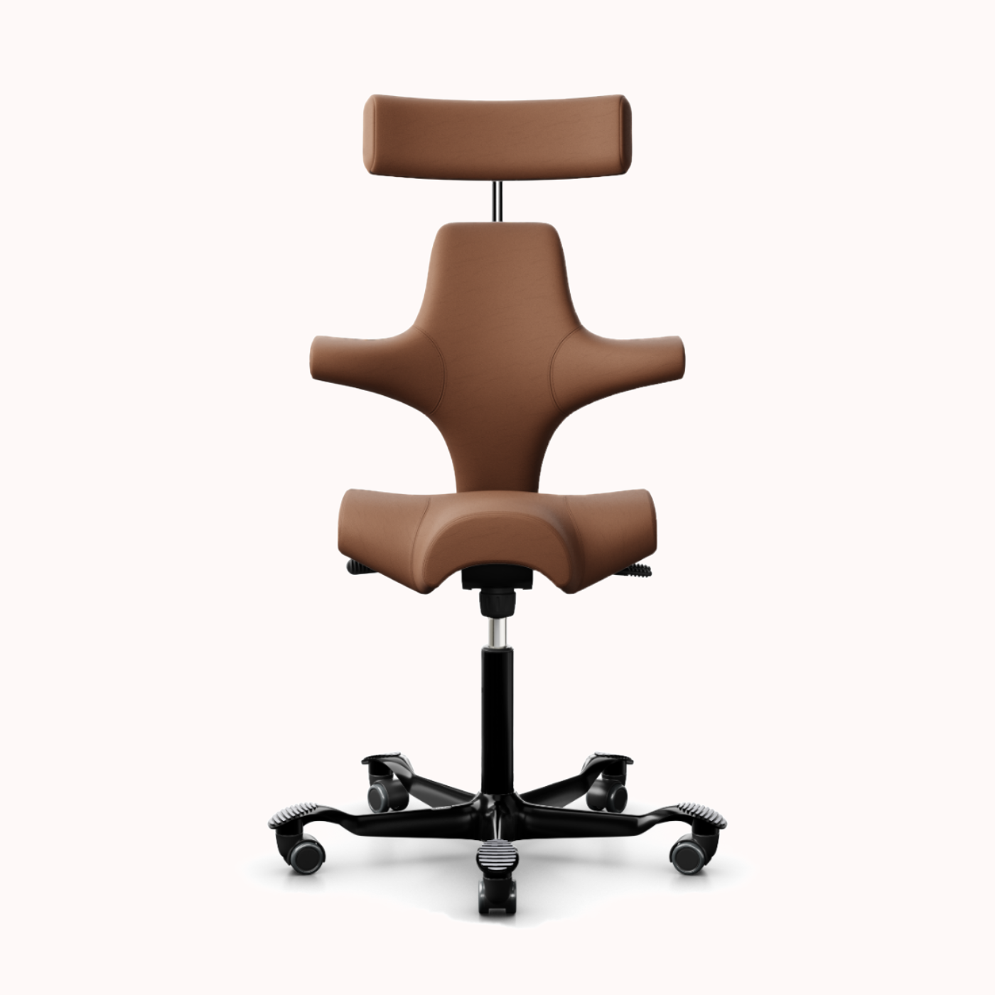 Ergonomischer HAG Bürostuhl braun