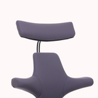 Ergonomische HAG Stuhllehne Nahaufnahme