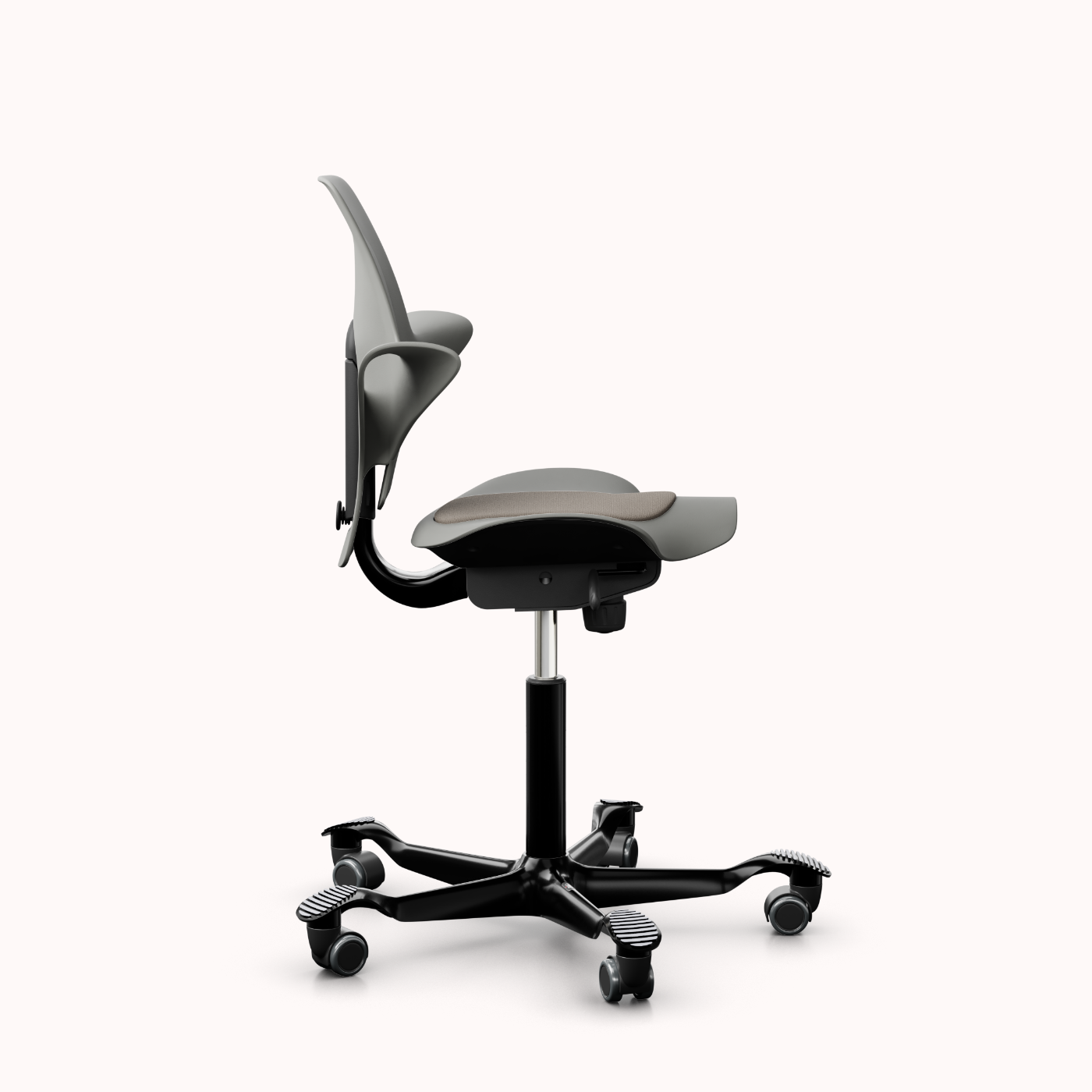 Ergonomischer HAG Bürostuhl seitlich
