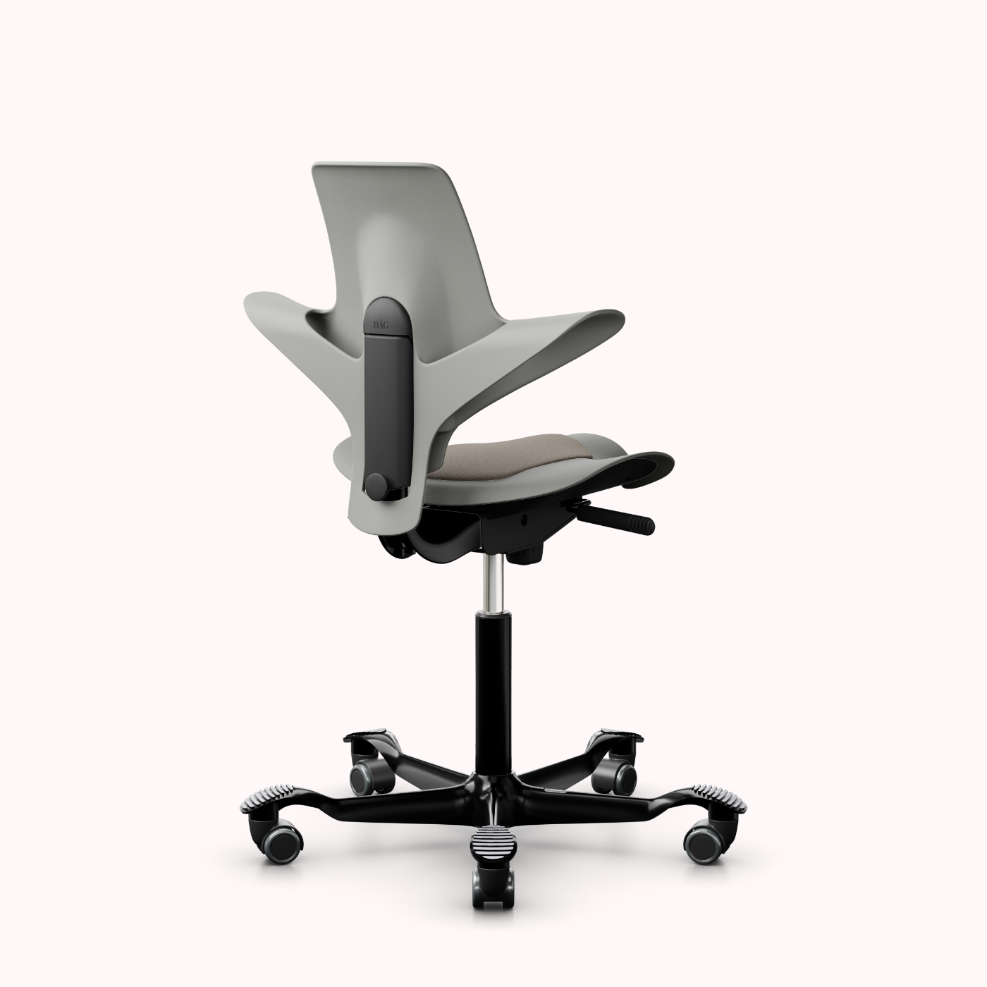 Ergonomischer HAG Bürostuhl Rückansicht