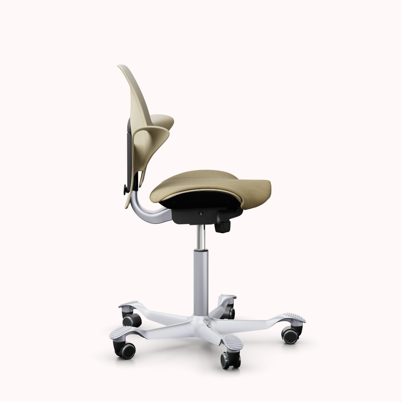 Ergonomischer HAG Stuhl Seitenansicht