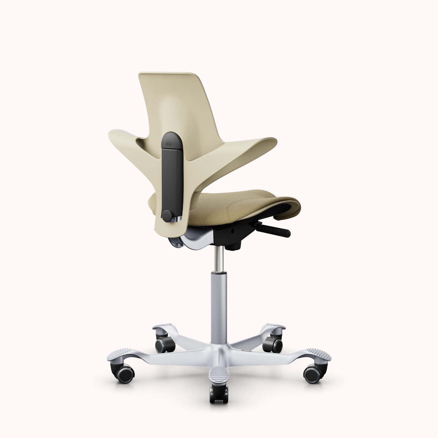 Ergonomischer HAG Bürostuhl Rückansicht