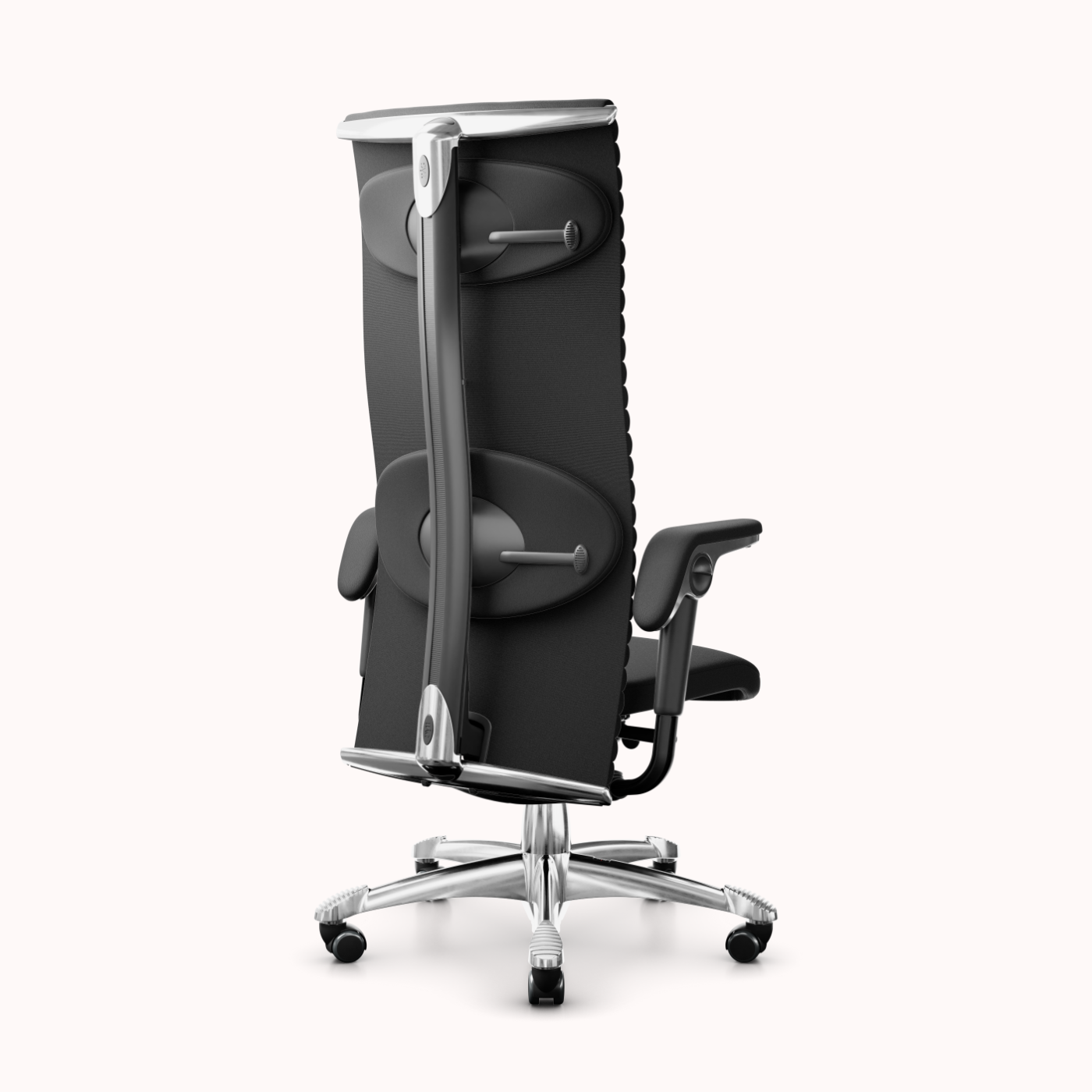 Ergonomischer HAG Stuhl Rückenansicht