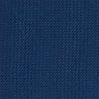 Blauer Stoffbezug ergonomischer Stuhl