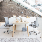 Zwei ergonomische HAG Bürostühle workspace