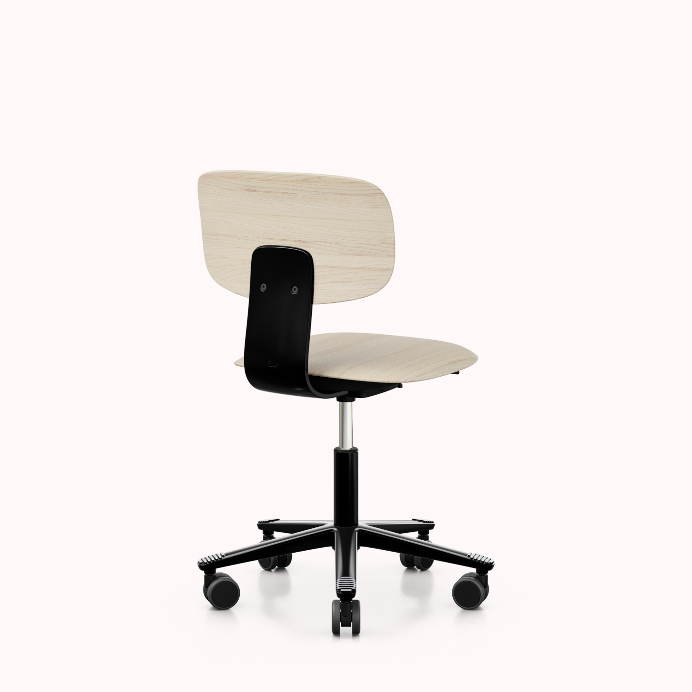 Ergonomischer HAG Stuhl, Holzoptik