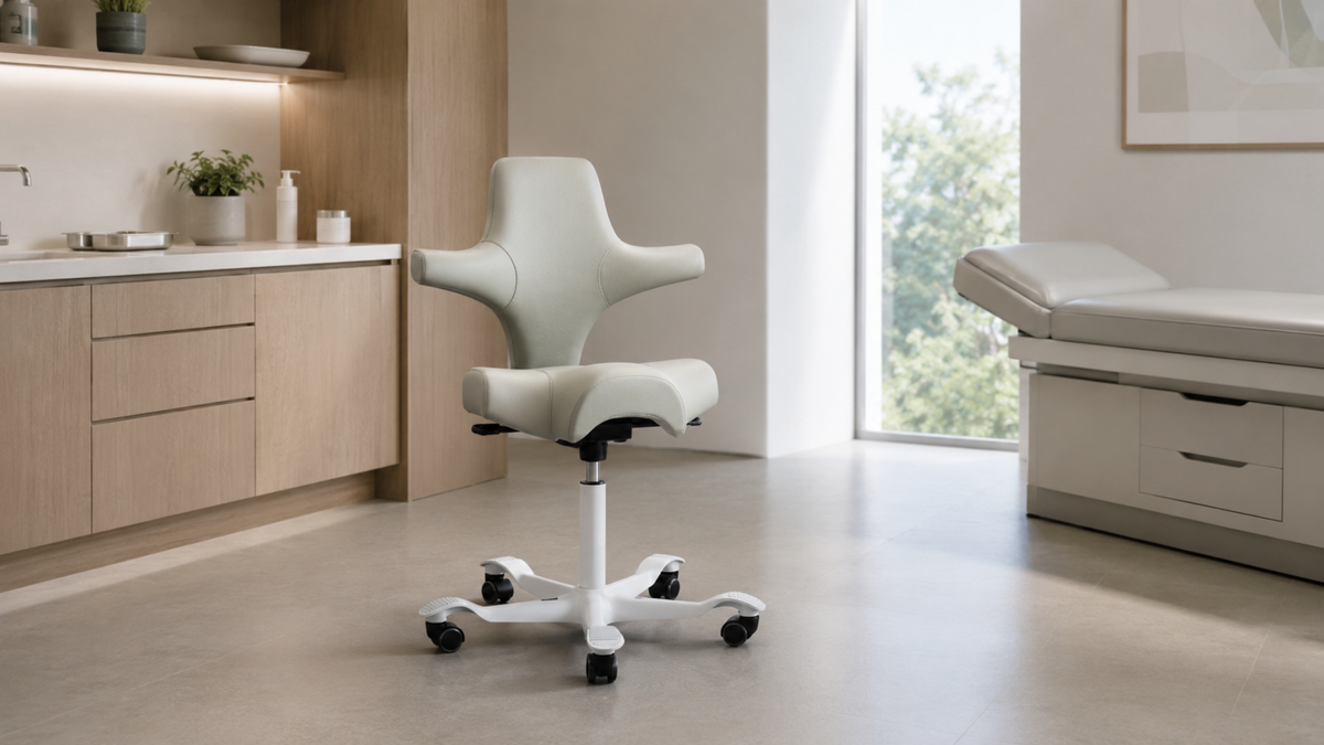 Ergonomischer HAG Stuhl Praxisumgebung